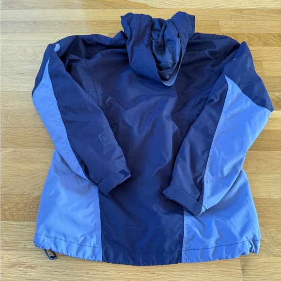 REI Elements Women’s XS Insulated Hooded Jacket - Purple/Blue - Fleece Lined - Picture 8 of 10